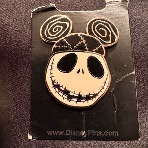 NWT Disney Parks Jack Skellington Enamel Pin Nightmare Before Christmas Pin